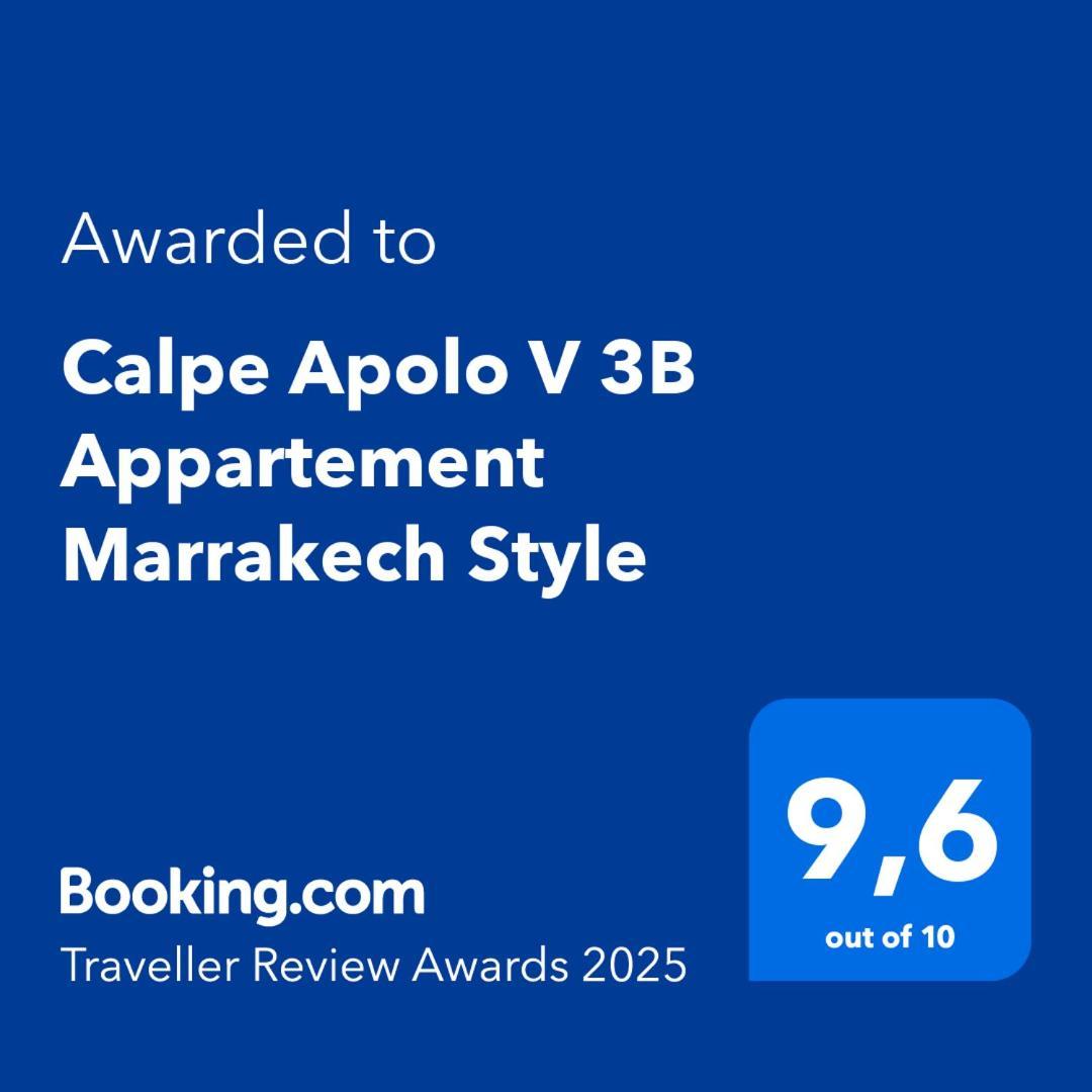 Calpe Apolo V 3B Appartement Marrakech Style Bagian luar foto